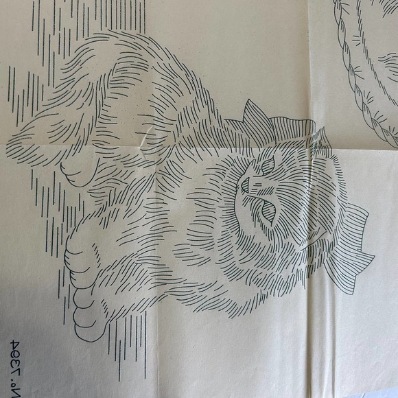 Antique Alice Brooks Embroidery Transfer Patterns #7376 & #7394 HTF Lot of 2 - Picture 9 of 10